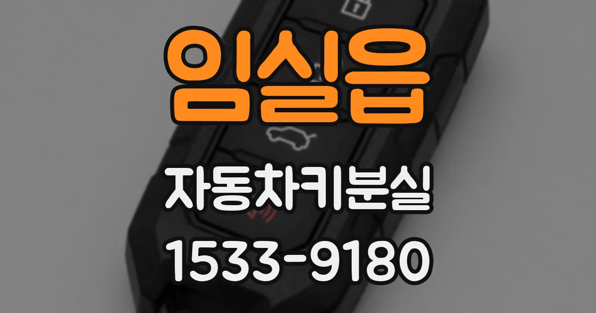 임실읍 자동차키분실