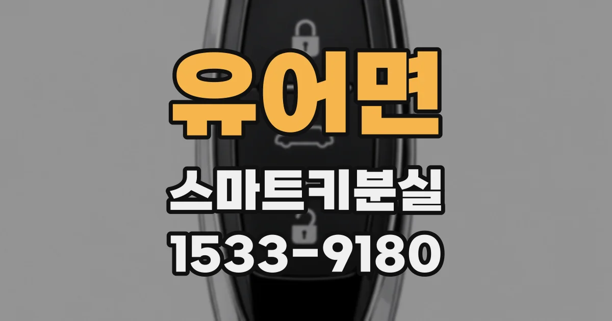 유어면 스마트키분실