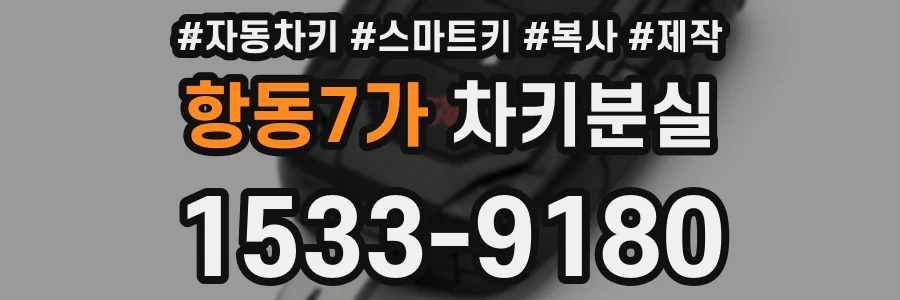 항동7가 차키분실
