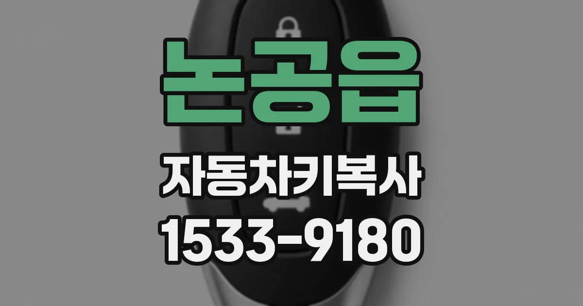 논공읍 자동차키복사
