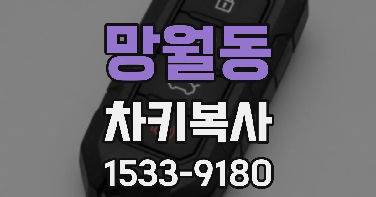 망월동 차키복사