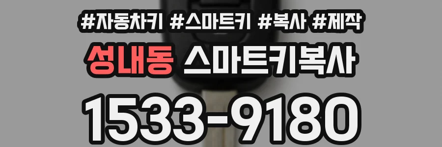 성내동 스마트키복사