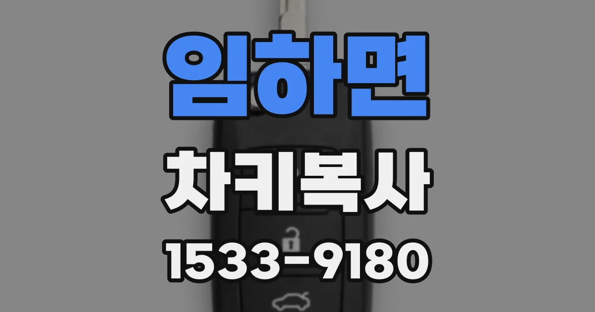 임하면 차키복사