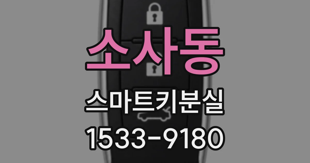 소사동 스마트키분실