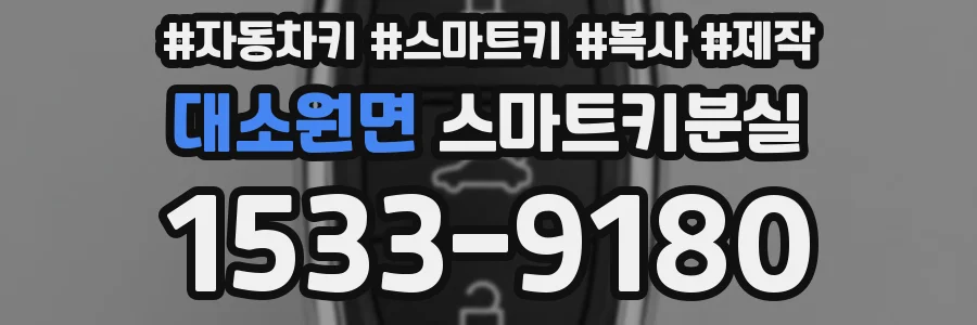 대소원면 스마트키분실