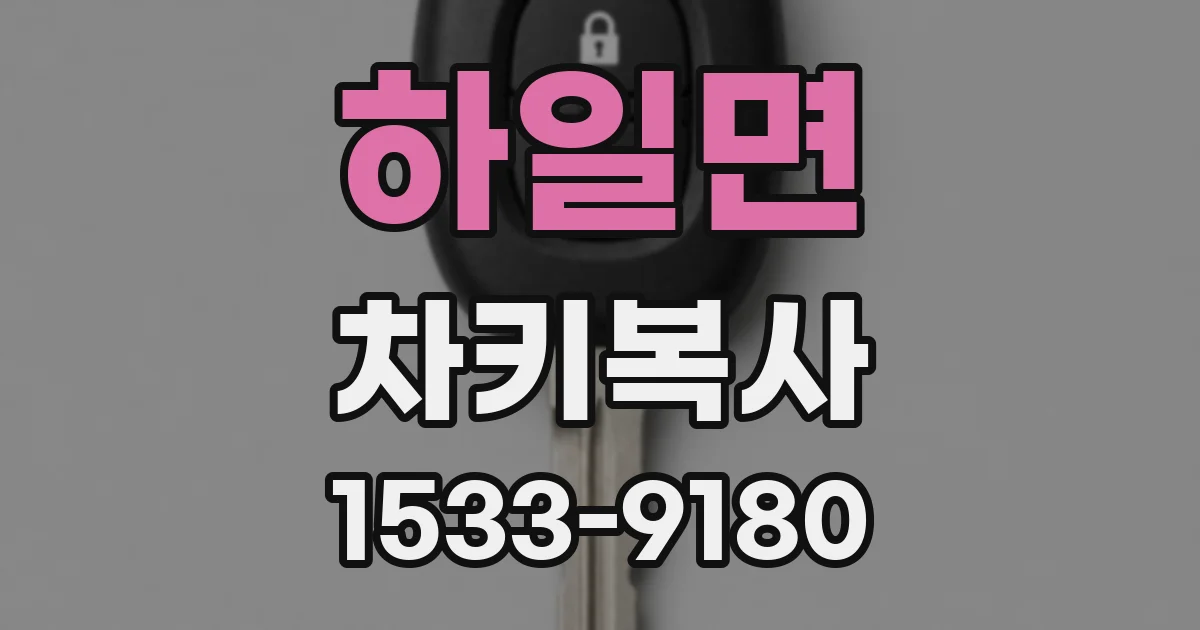 하일면 차키복사