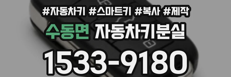 수동면 자동차키분실