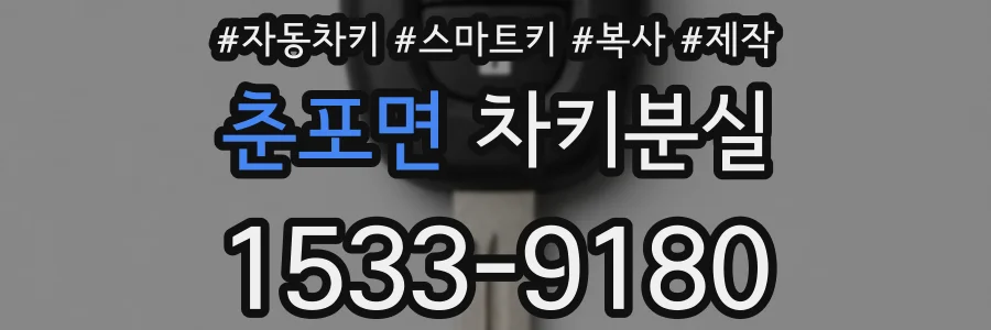 춘포면 차키분실