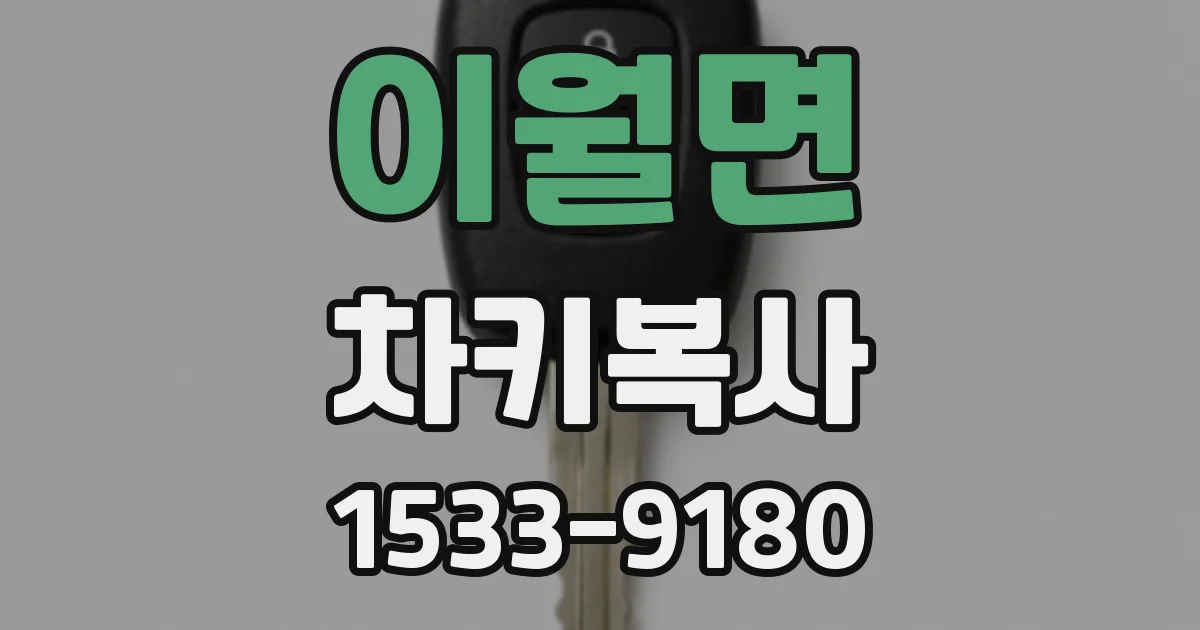 이월면 차키복사