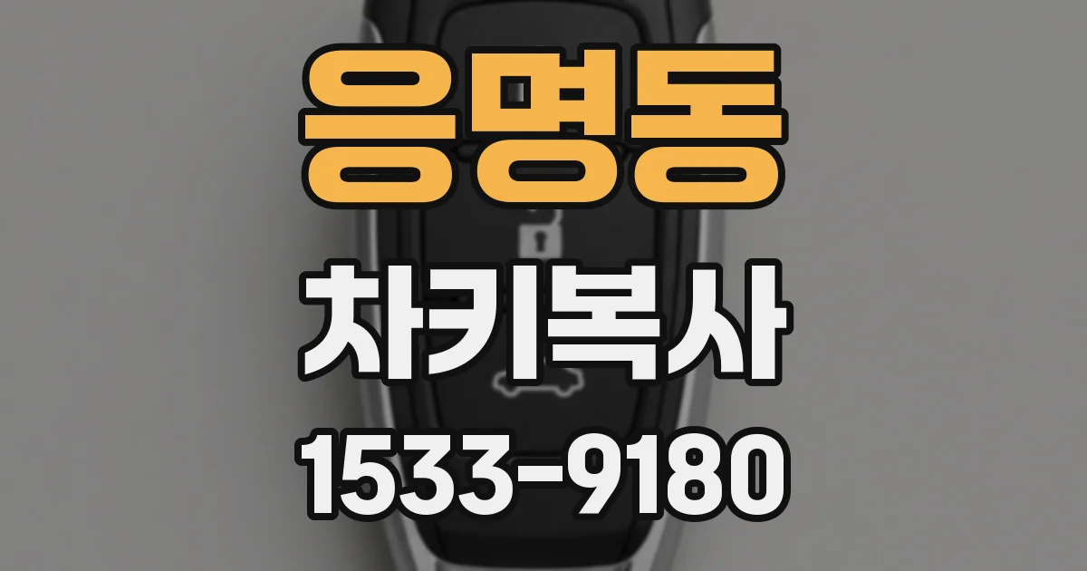 응명동 차키복사