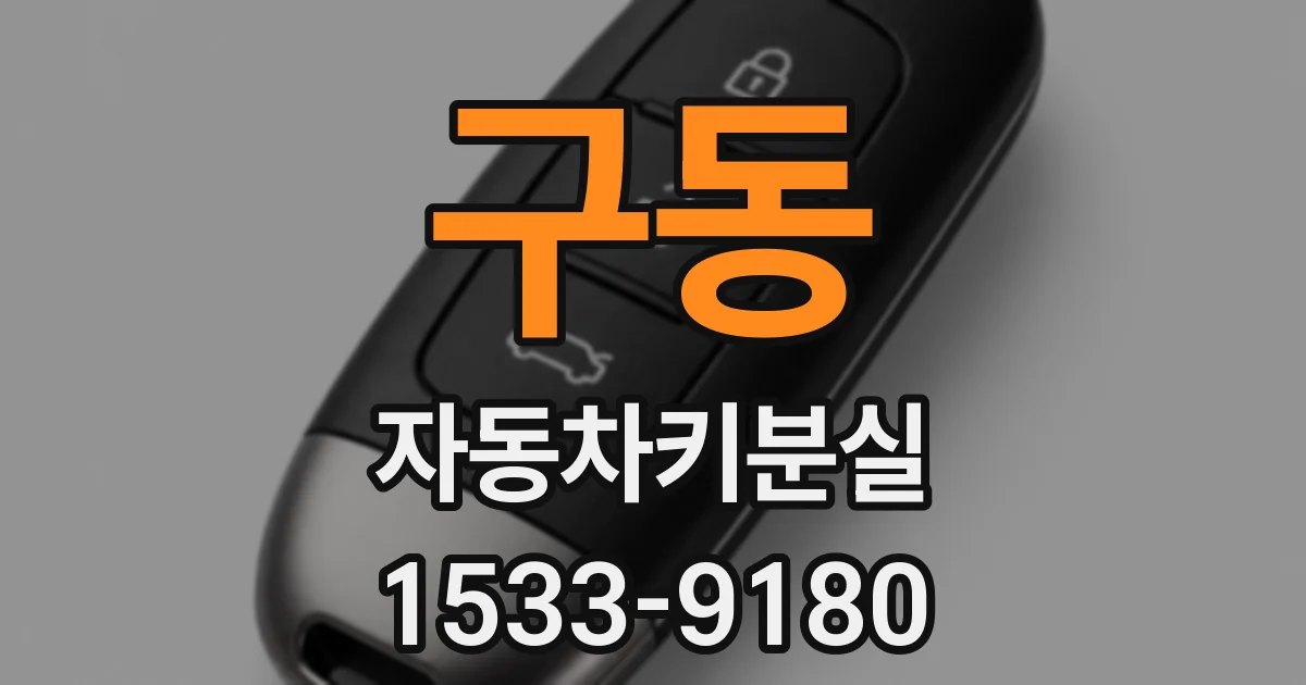 구동 자동차키분실