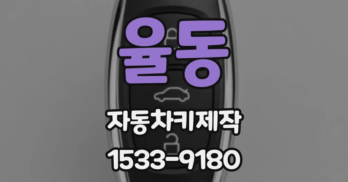 율동 자동차키제작