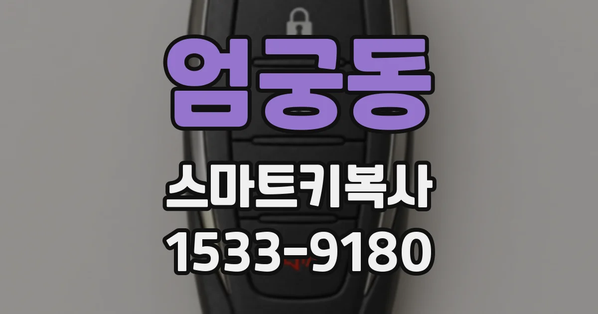 엄궁동 스마트키복사
