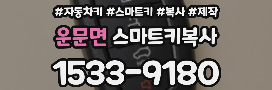 운문면 스마트키복사