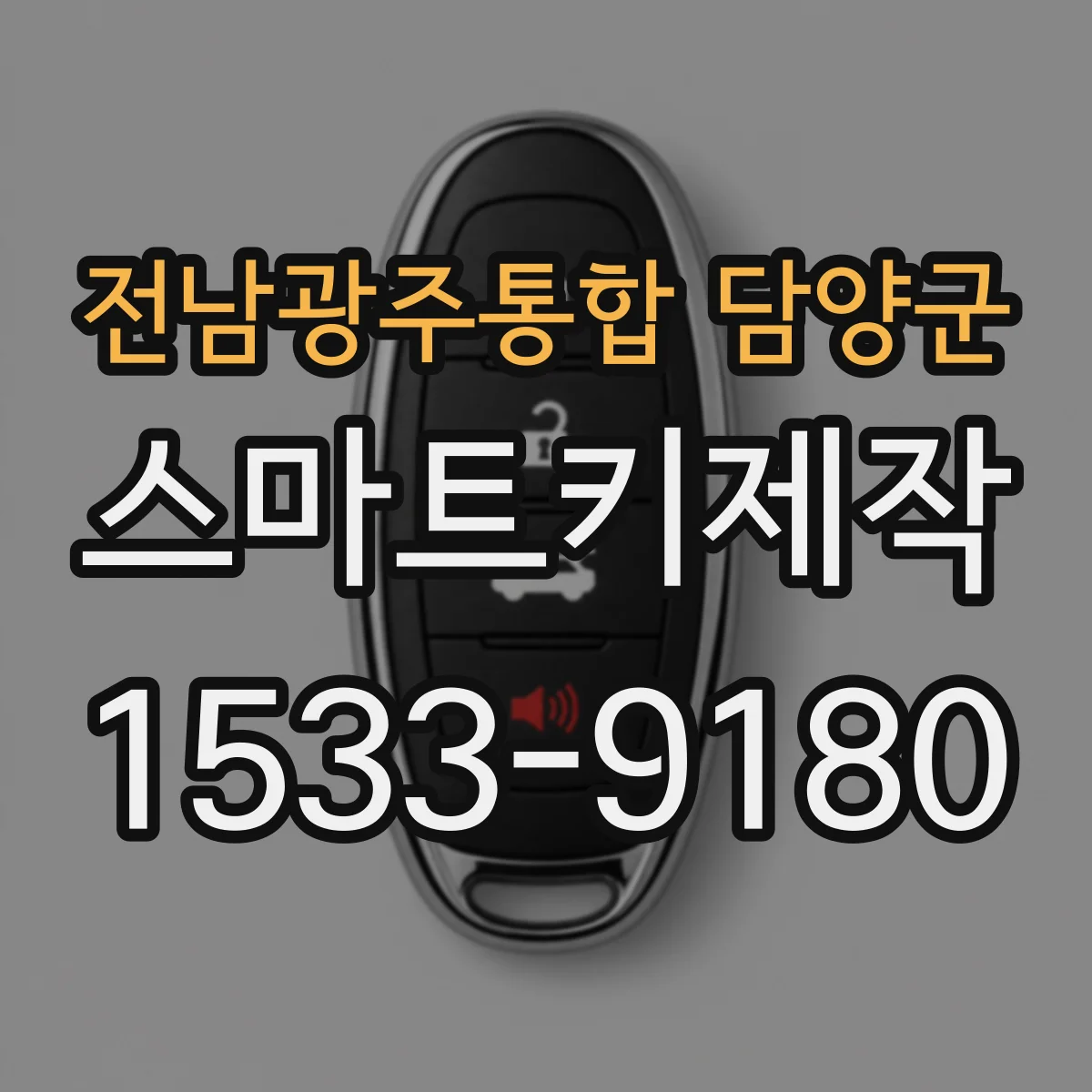 전남광주통합 담양군 스마트키제작