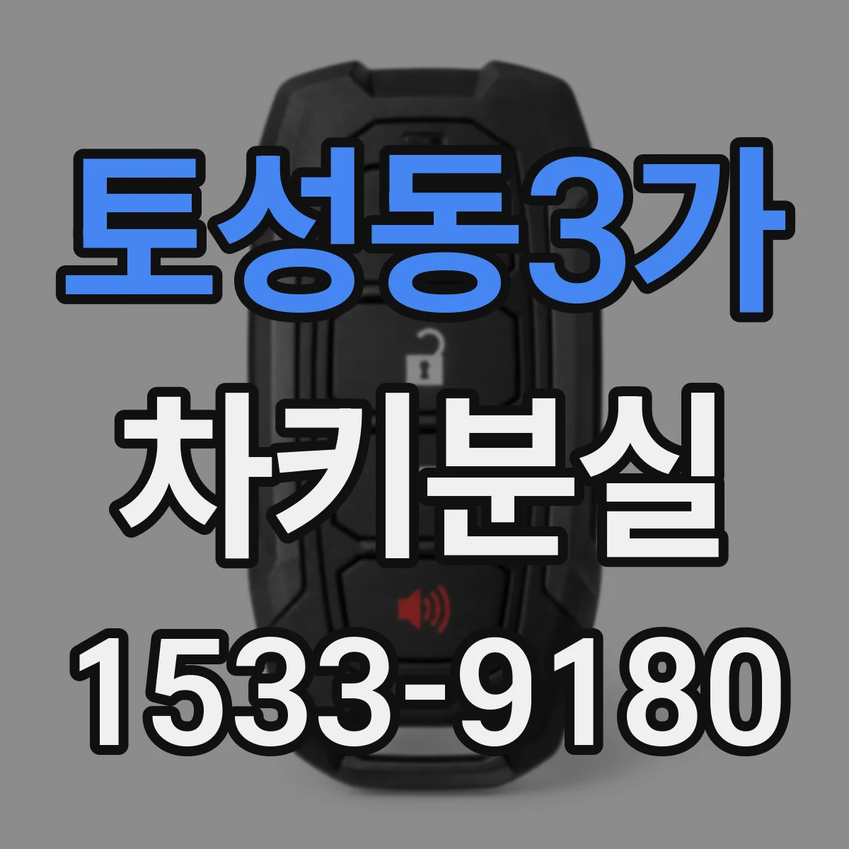 토성동3가 차키분실