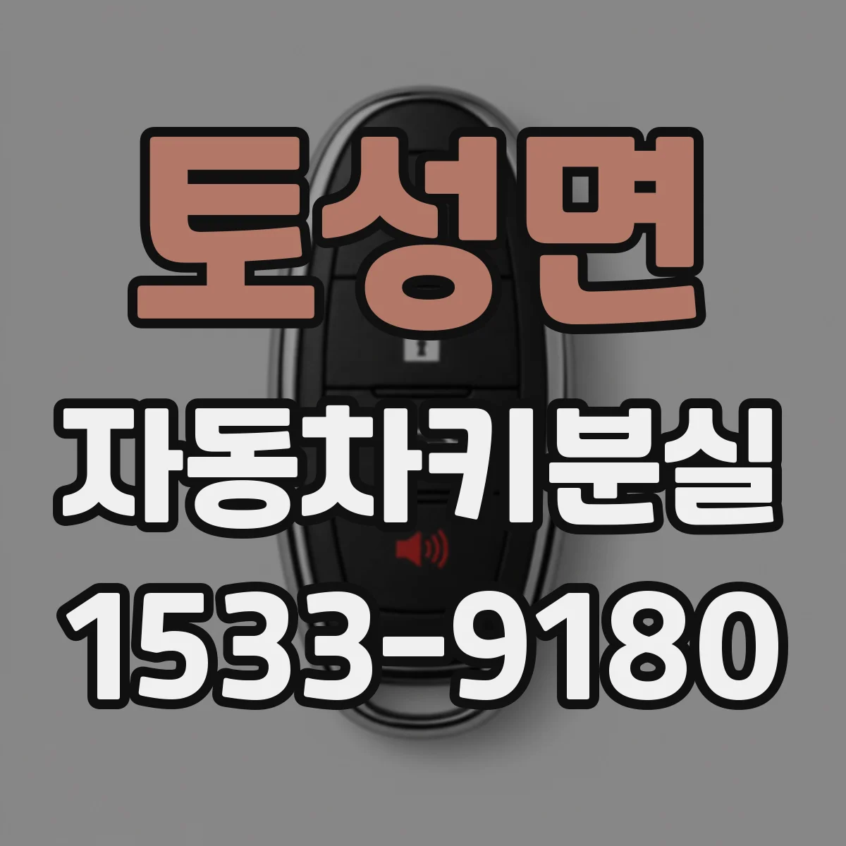 토성면 자동차키분실