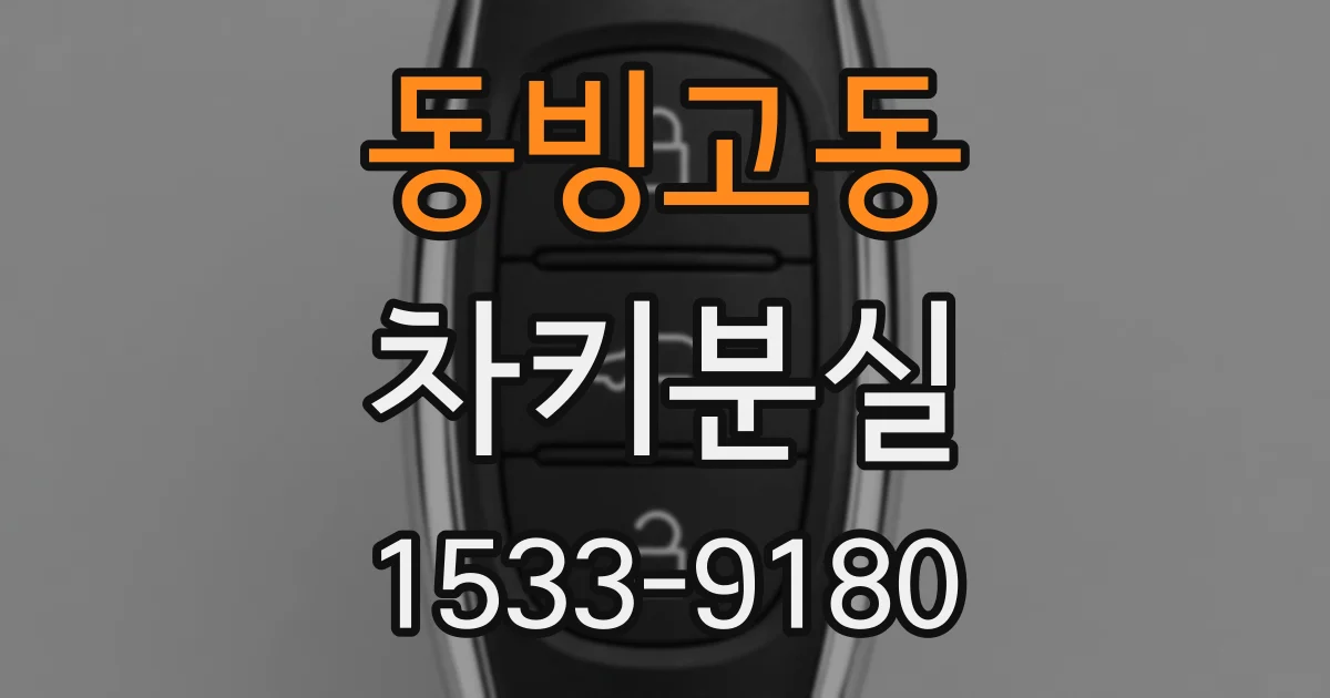 동빙고동 차키분실