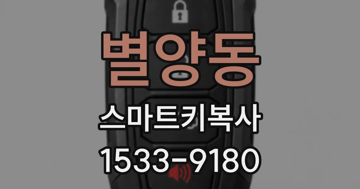 별양동 스마트키복사