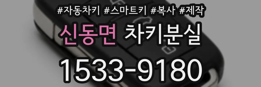 신동면 차키분실