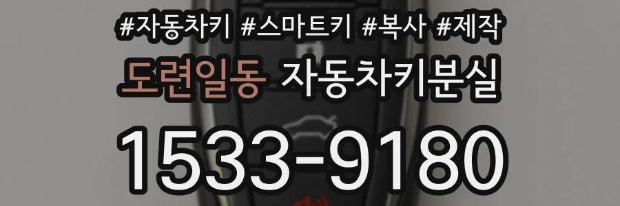 도련일동 자동차키분실