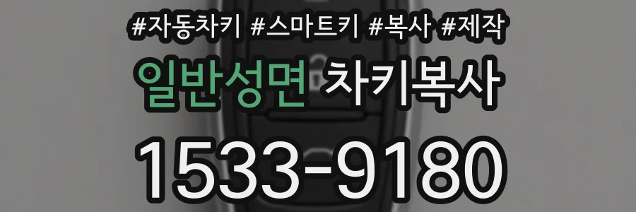 일반성면 차키복사