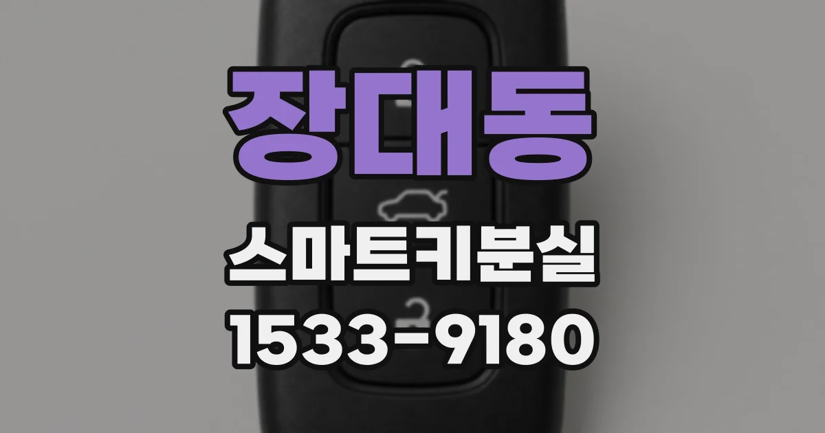 장대동 스마트키분실