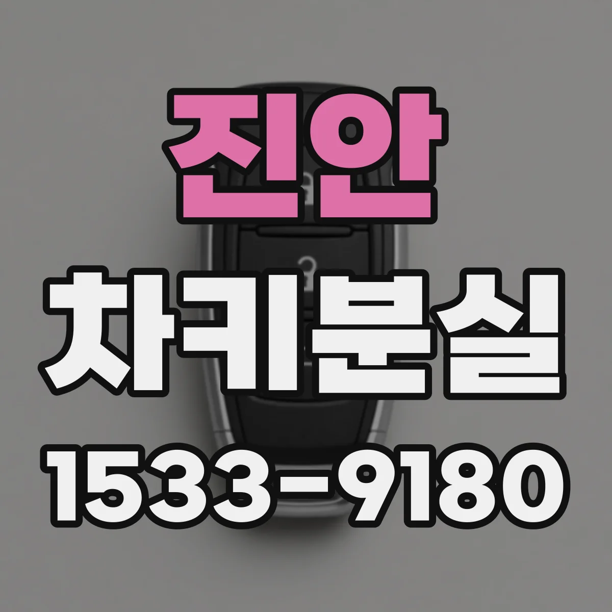 진안 차키분실