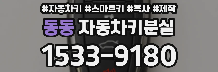 동동 자동차키분실