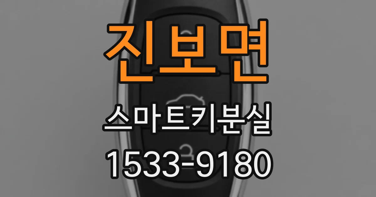 진보면 스마트키분실