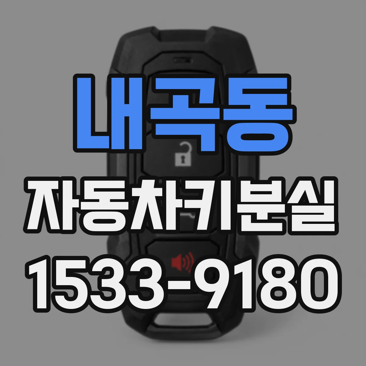 내곡동 자동차키분실