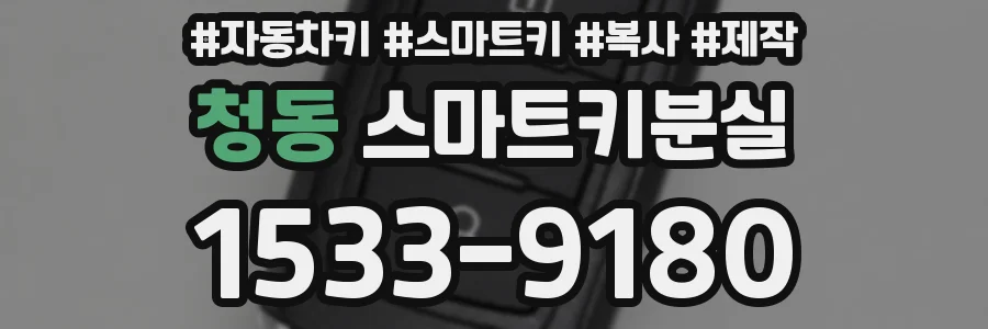 청동 스마트키분실