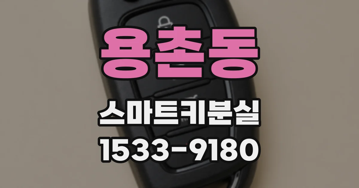 용촌동 스마트키분실