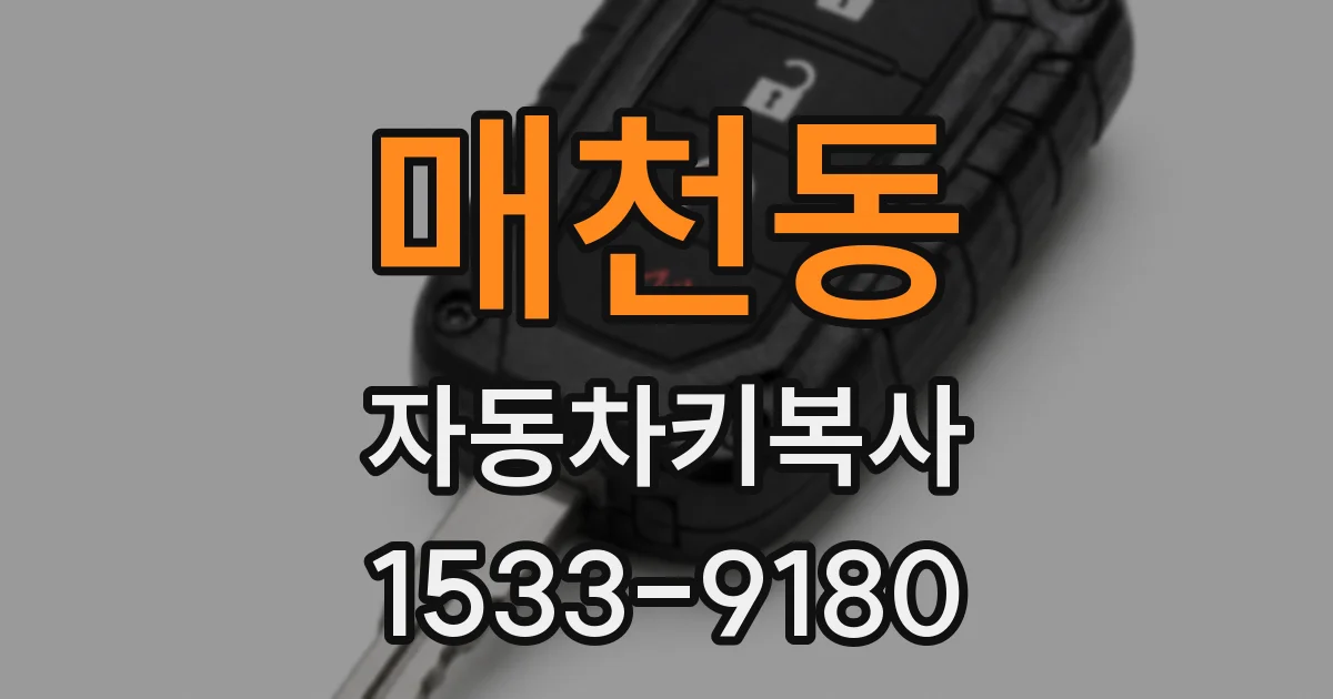 매천동 자동차키복사