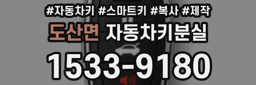 도산면 자동차키분실