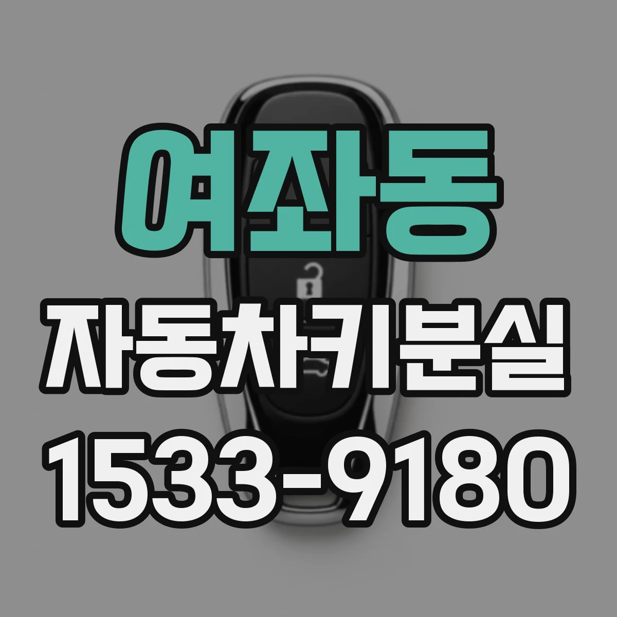 여좌동 자동차키분실