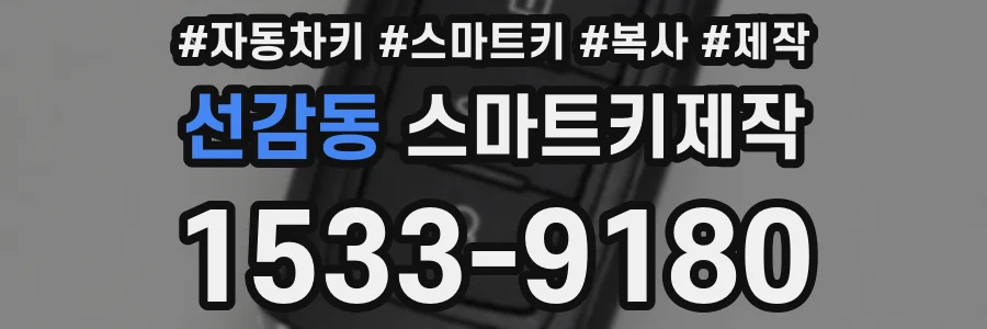 선감동 스마트키제작