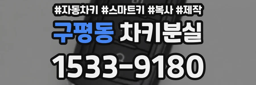 구평동 차키분실