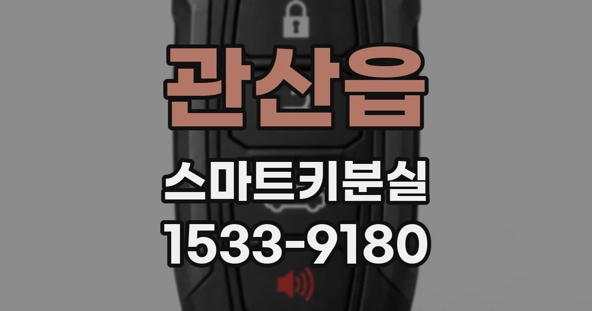 관산읍 스마트키분실