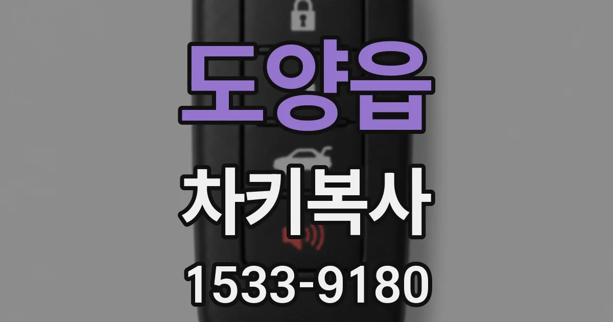 도양읍 차키복사