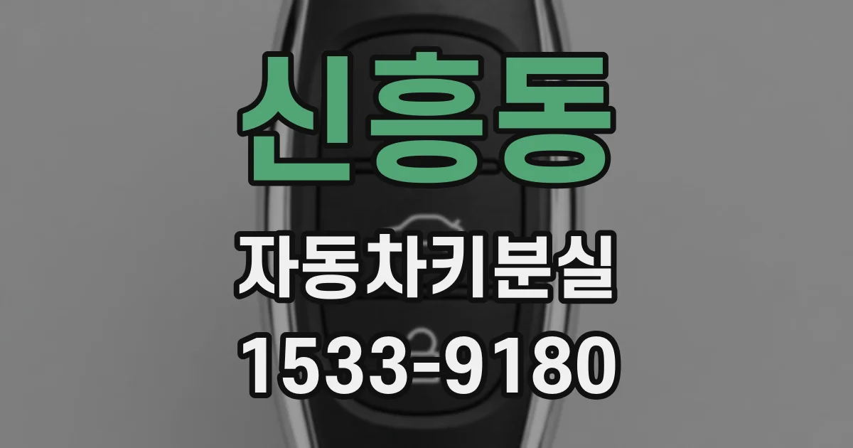 신흥동 자동차키분실