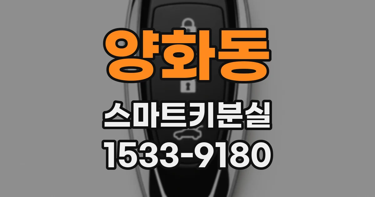 양화동 스마트키분실