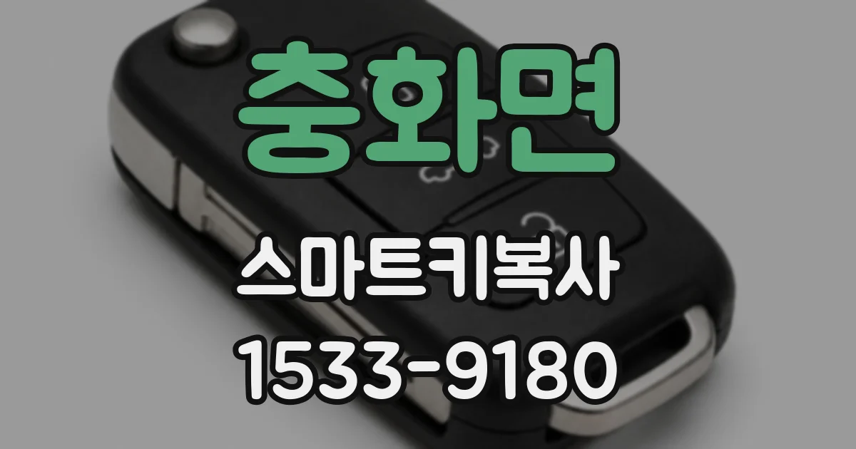 충화면 스마트키복사