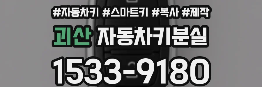괴산 자동차키분실