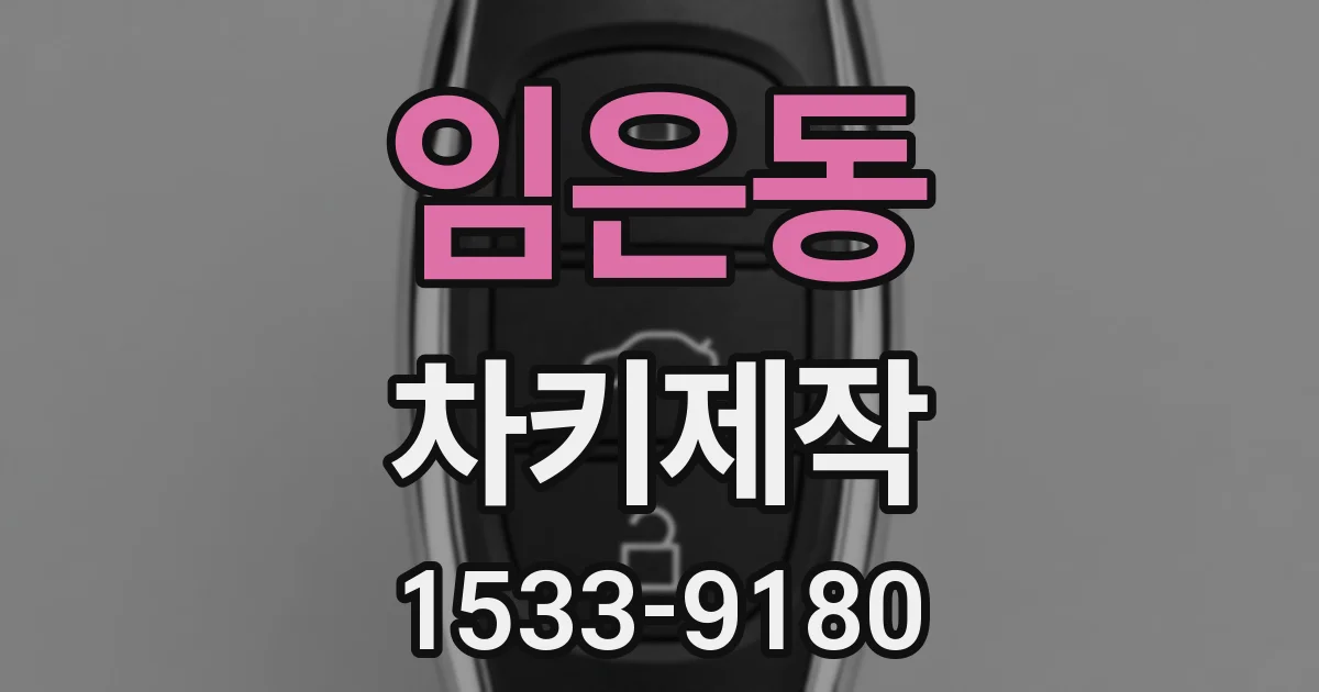 임은동 차키제작