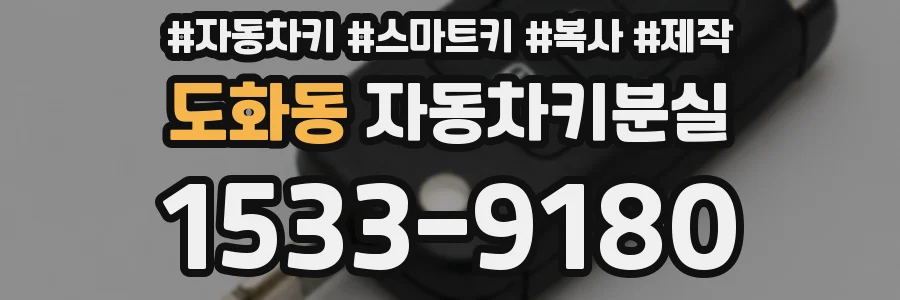 도화동 자동차키분실