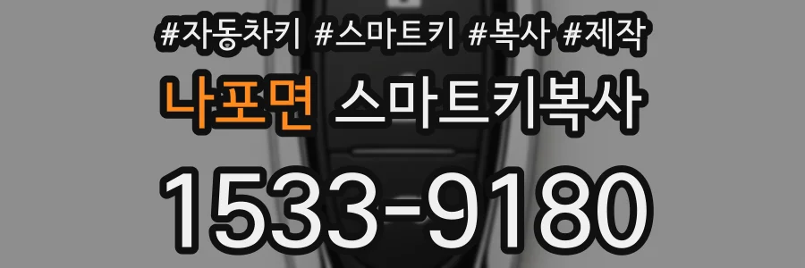 나포면 스마트키복사