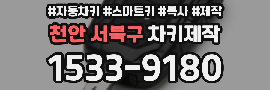 천안 서북구 차키제작