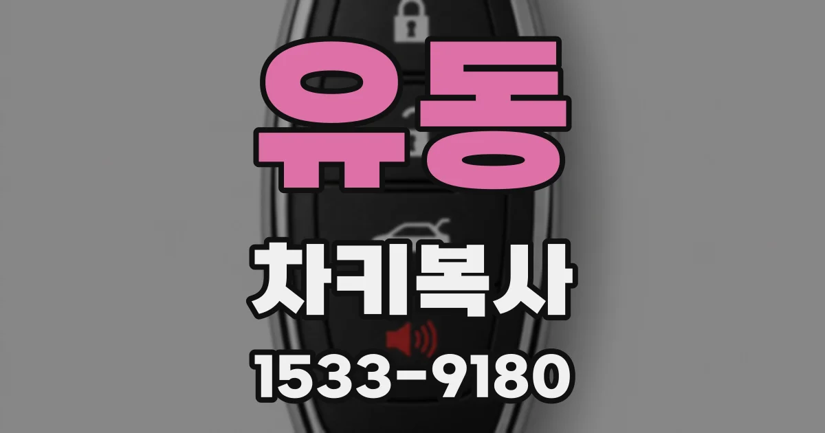 유동 차키복사