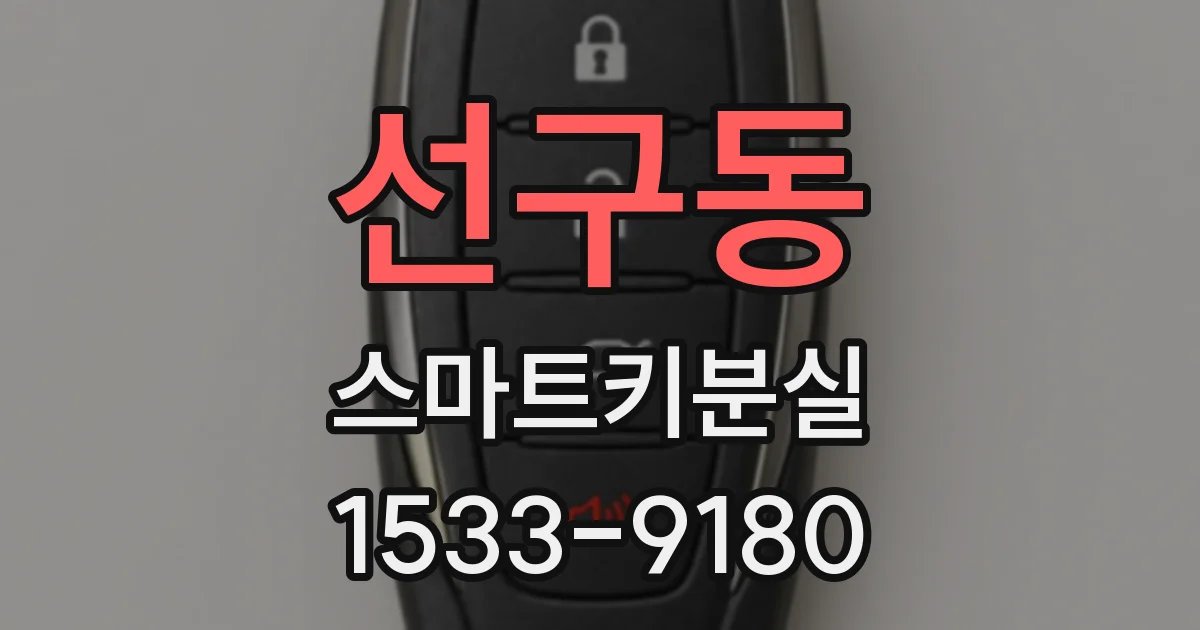 선구동 스마트키분실